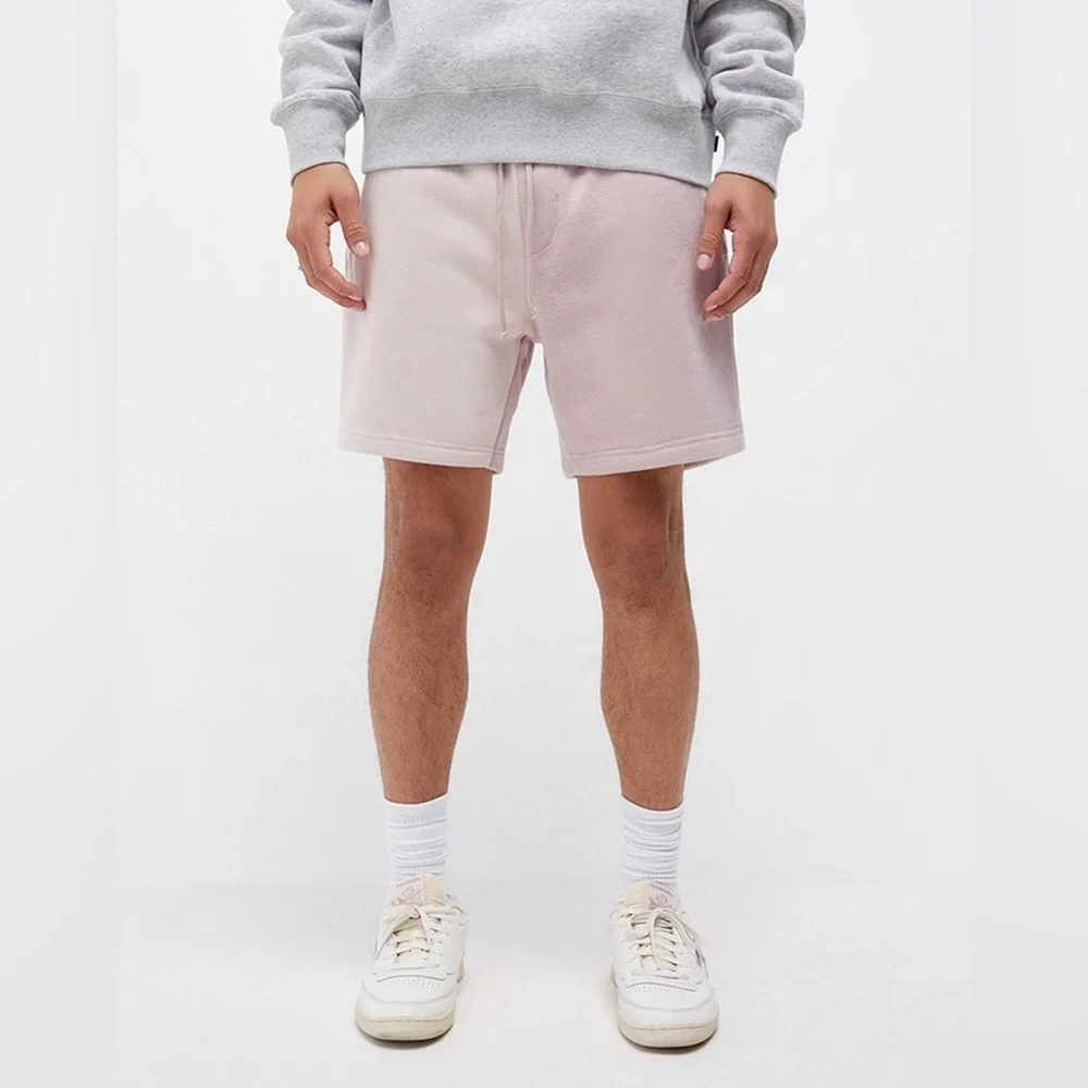 Pacsun Men’s Mauve Colorblock Fleece Volley Sweat Shorts | Size Medium - Picture 3 of 11